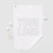 背景のロゴを自動的に明るくする ゴルフタオル (インサイチュ)