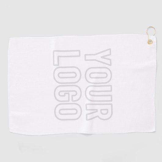 背景のロゴを自動的に明るくする ゴルフタオル (横)