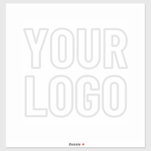 背景のロゴを自動的に明るくする シール (シート)