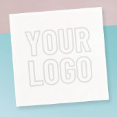 背景のロゴを自動的に明るくする スタンダードカクテルナプキン