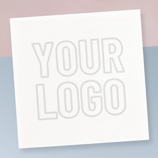 背景のロゴを自動的に明るくする スタンダードカクテルナプキン