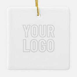 背景のロゴを自動的に明るくする セラミックオーナメント