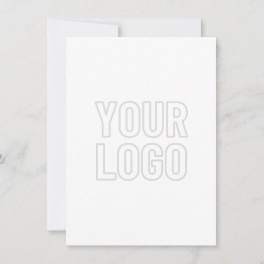 背景のロゴを自動的に明るくする ノートカード (正面)