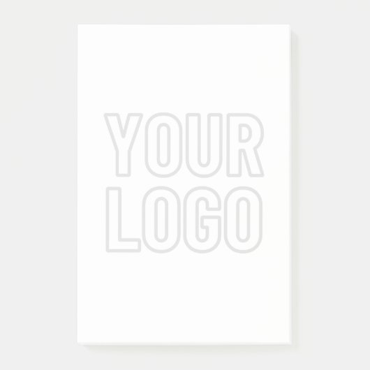 背景のロゴを自動的に明るくする ポストイット (正面)