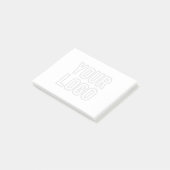 背景のロゴを自動的に明るくする ポストイット (アングル)