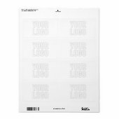 背景のロゴを自動的に明るくする ラベル (フルシート)