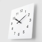 背景の壁時計を追加する スクエア壁時計 (傾斜)