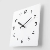背景の壁時計を追加する スクエア壁時計 (傾斜)