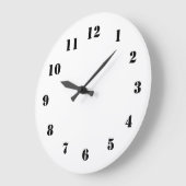 背景の壁時計を追加する ラージ壁時計 (傾斜)