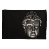 背景の有無にかかわらず黙想仏 枕カバー (裏面-左)