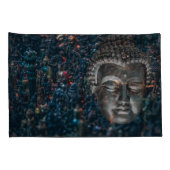 背景の有無にかかわらず黙想仏 枕カバー (裏面-右)