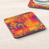 背景の構成 – モダン円 コースター (左側)