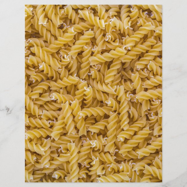 背景の構造としてフジリのパスタマクロ (正面)