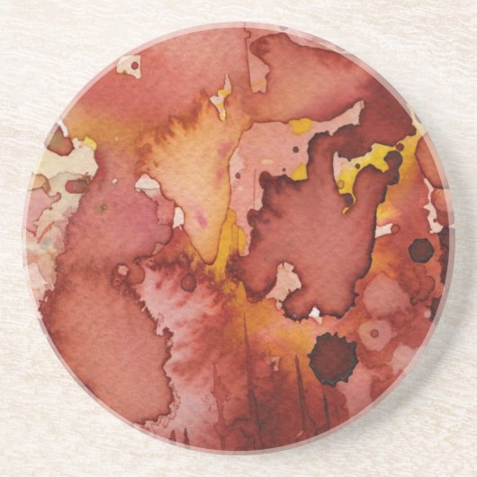 背景の水彩画3 コースター (正面)