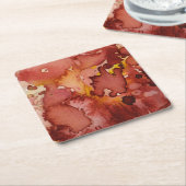 背景の水彩画3 スクエアペーパーコースター (アングル)