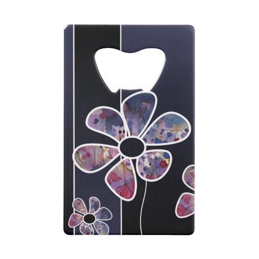 背景の水彩画5 クレジットカード栓抜き (正面)