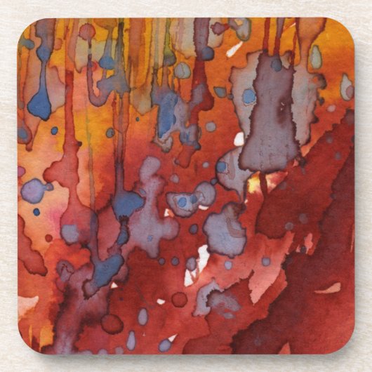 背景の水彩画7 コースター (正面)