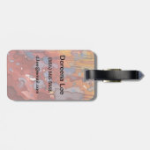 背景の水彩画7 ラゲッジタグ (裏面横)