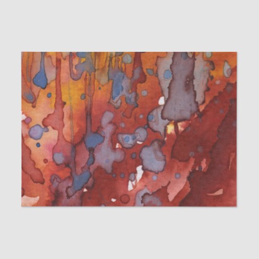 背景の水彩画7 薄葉紙 (正面)