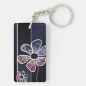 背景の水彩画 キーホルダー (裏面)