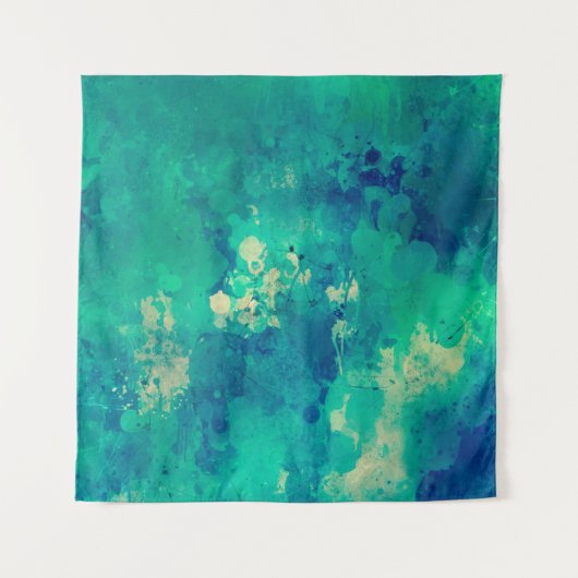 背景の水彩画 タペストリー (正面)