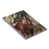 背景の水彩画 ノートブック (右側)