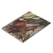 背景の水彩画 ノートブック (左側)