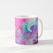 背景の混絵を描在 コーヒーマグカップ (正面右)