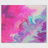 背景の混絵を描在 ラッピングペーパー (フラット)