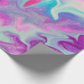 背景の混絵を描在 ラッピングペーパー (角)