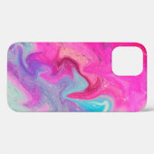 背景の混絵を描在 Case-Mate iPhoneケース (裏面 (横))