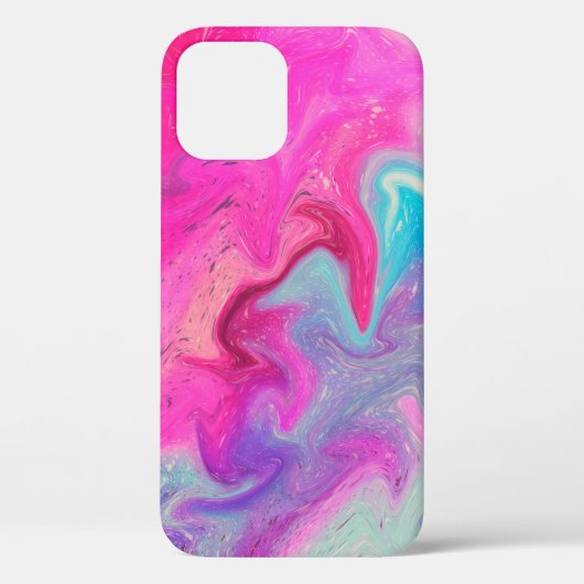 背景の混絵を描在 Case-Mate iPhoneケース (裏面)