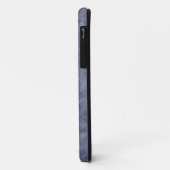 背景の紙の質感 - 汚れた青 Case-Mate iPhoneケース (裏面/左)