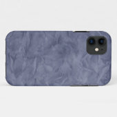 背景の紙の質感 - 汚れた青 Case-Mate iPhoneケース (裏面(横))
