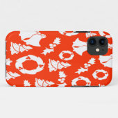 背景の背景のクリスマスカード Case-Mate iPhoneケース (裏面(横))