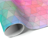 背景の色を混ぜた三角形パターン。 abs ラッピングペーパー (ロールコーナー)