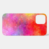 背景の色を混ぜた三角形パターン。 abs Case-Mate iPhoneケース (裏面 (横))
