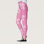 背景の色カスタマイズになる花嫁 レギンス (左)