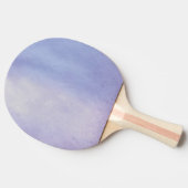 背景の質の水彩画の紙2 卓球ラケット (横)