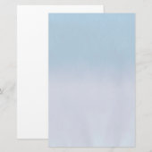 背景の質の水彩画の紙3 便箋 (正面/裏面)