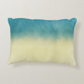 背景の質の水彩画の紙 アクセントクッション (裏面)