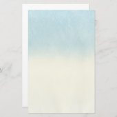 背景の質の水彩画の紙 便箋 (正面/裏面)