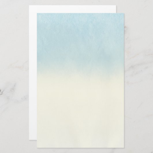 背景の質の水彩画の紙 便箋 (正面/裏面)