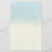 背景の質の水彩画の紙 便箋 (正面)