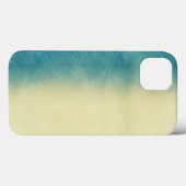 背景の質の水彩画の紙 Case-Mate iPhoneケース (裏面 (横))