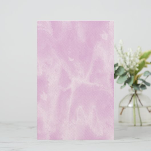 背景の質の水彩画の紫色の継ぎ目が無い 便箋 (スタンド正面)