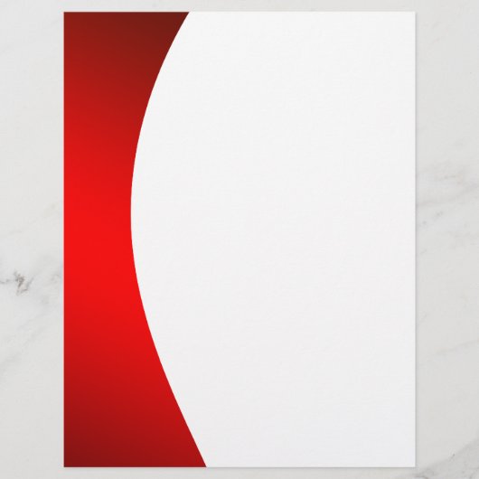 背景の赤と白色 チラシ (正面)