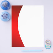 背景の赤と白色 チラシ (シングル)