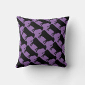 背景の黒い牛の変更 クッション (裏面)