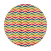 背景はとのレトロで縞で飾ります カッティングボード (正面)